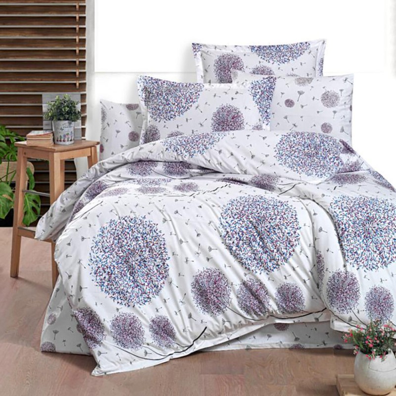 Lenjerie de pat ranforce Clasy king size (RNF_21)